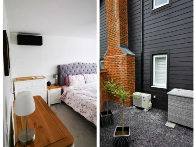 Stylish Air Conditioning Unit for Master Bedroom